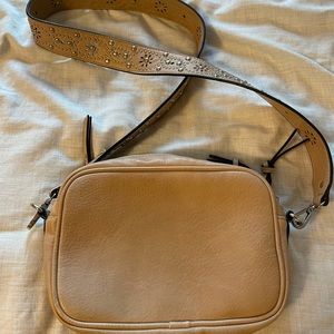 Free people bag tan color crossbody